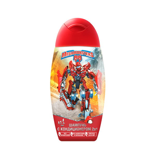 Шампунь для волос детский Мegamonsters с кондиционером 2 в 1 300 мл