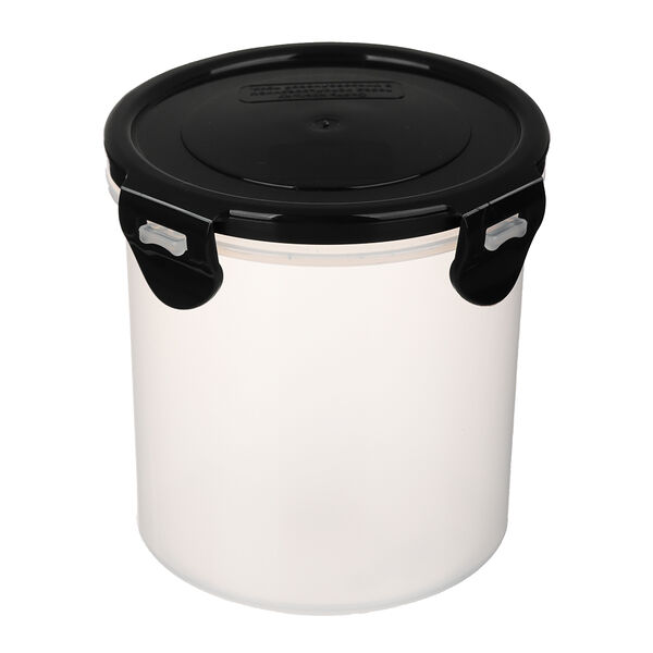 Контейнер герметичный для свч с защелками, круглый, 0,7л, d-12см, h-11,5см, пластик