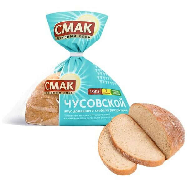 Хлеб Смак ржано-пшеничный Чусовской в нарезке, половинка