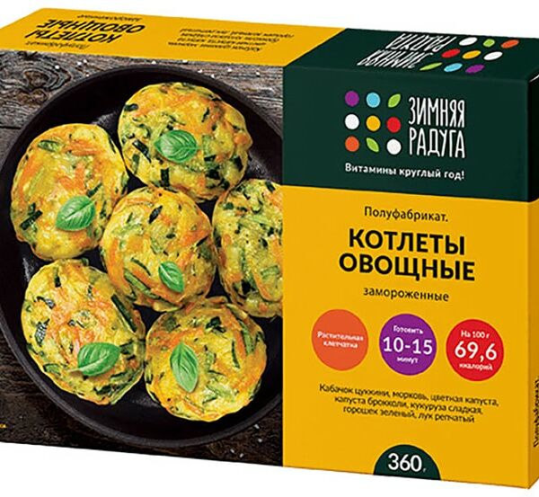 Котлеты овощные Зимняя Радуга 360г