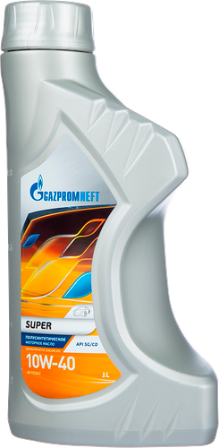 Масло моторное GAZPROMNEFT Super 10W-40 API SG/CD полусинтетическое, 1л
