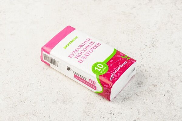 Платочки носовые бумажные