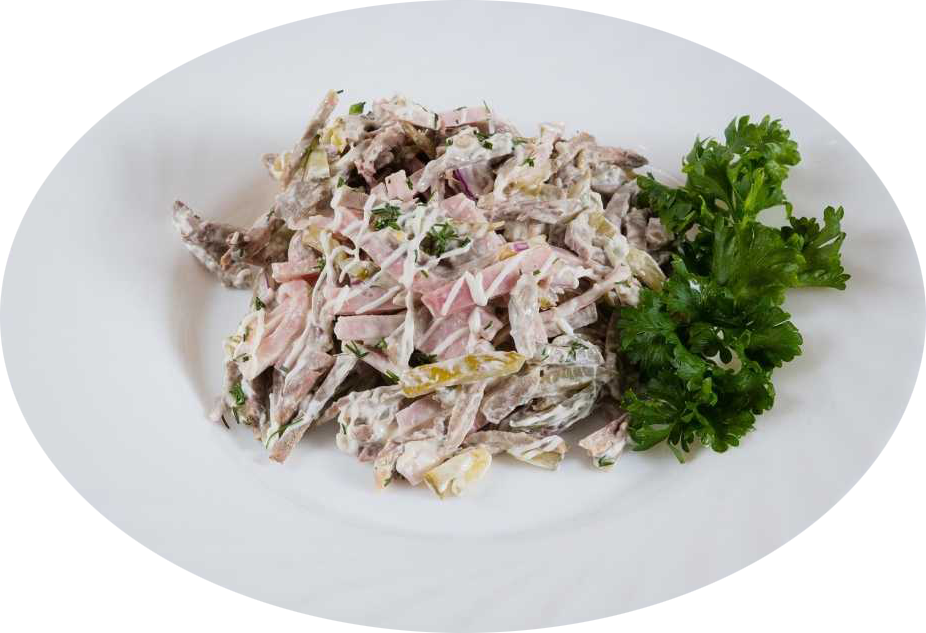 

Салат Торговая площадь Министерский мясной с говядиной, вес