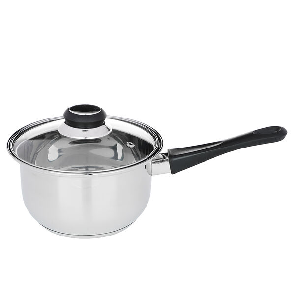 Стрейтон ковш 16х9,5см, 1,4л, со стекл. крышкой