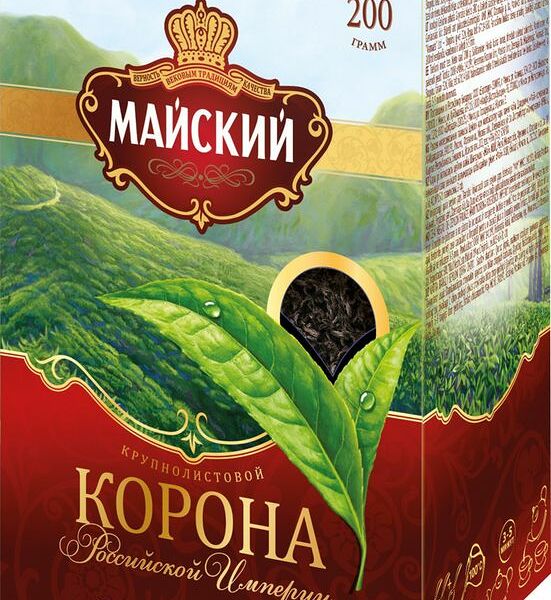 Чай Майский Корона Российской Империи черный 200г