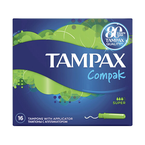 Тампоны Tampax Compak Super, 16 шт.