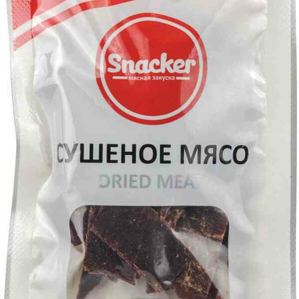 Мясо сушёное Snacker конина