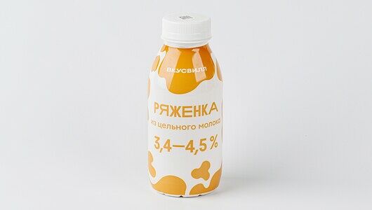 Ряженка из цельного молока 3,4 - 4,5%