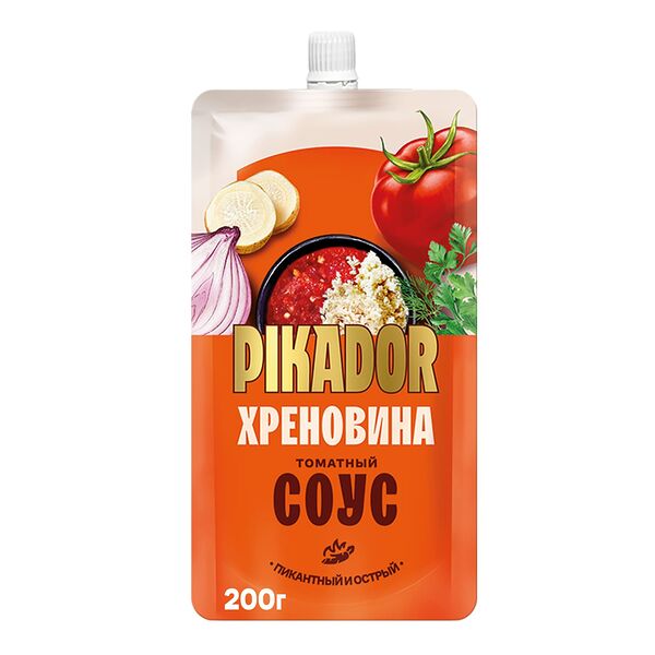 Томатный соус PIKADOR Хреновина Дой-пак, 200 г