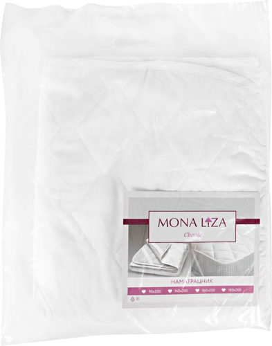 

Наматрасник 1,5-спальный на резинке MONA LIZA 140x200см, с кантом