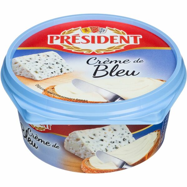 Сыр плавленый President Creme de Bleu 50% 125г