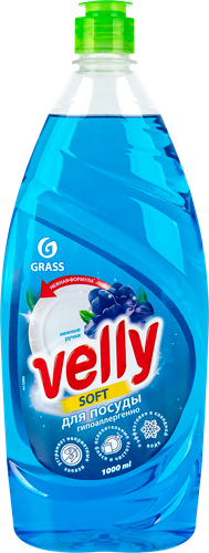 

Средство для мытья посуды GRASS Velly Нежные ручки, 1л