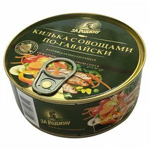 Консервы Килька балт.н/р обж.с овощами т/с По-гавайски 240г За Родину ключ