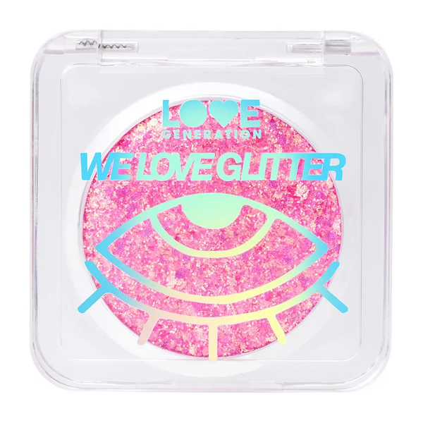 Глиттер для лица Love Generation We love glitter тон 02 Розовый