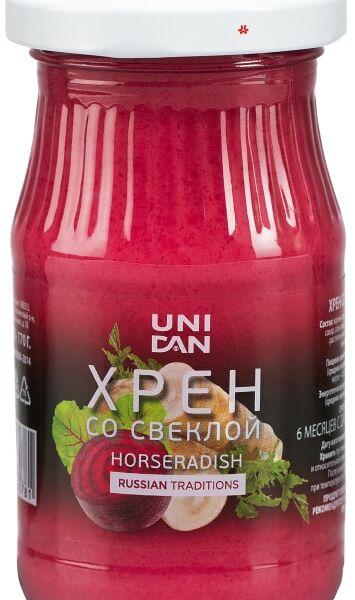 Хрен Uni Dan со свеклой 170г