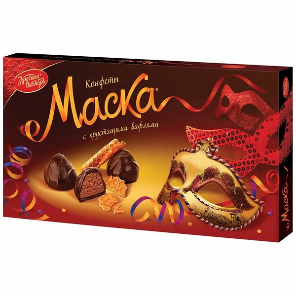 Конфеты Рот Фронт Маска с хрустящими вафлями, 300г