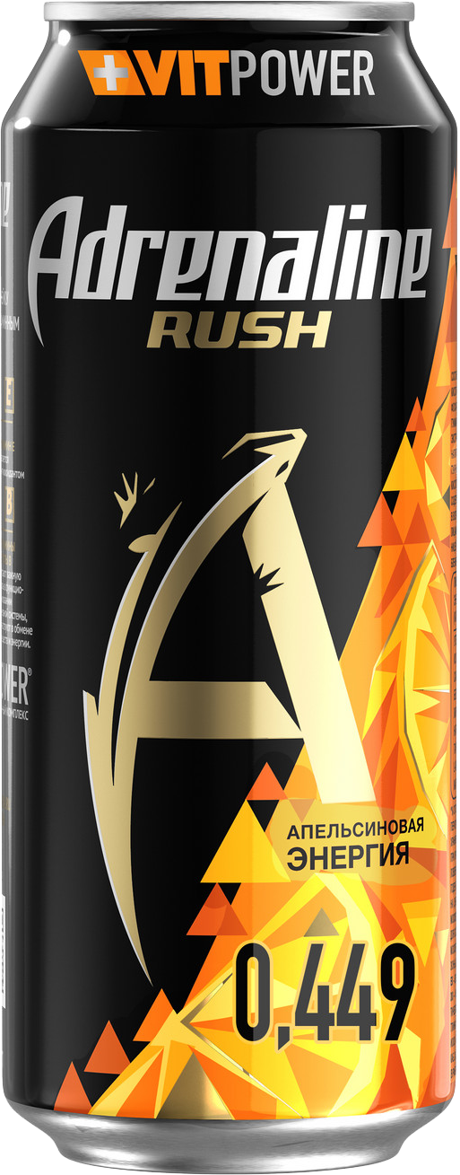 

Напиток Adrenaline Juicy энергетический Апельсиновая энергия