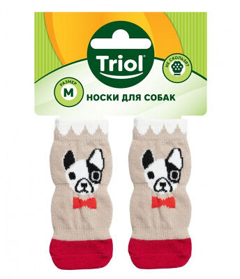 TRIOL Носки для собак  Собачки М в ассортименте