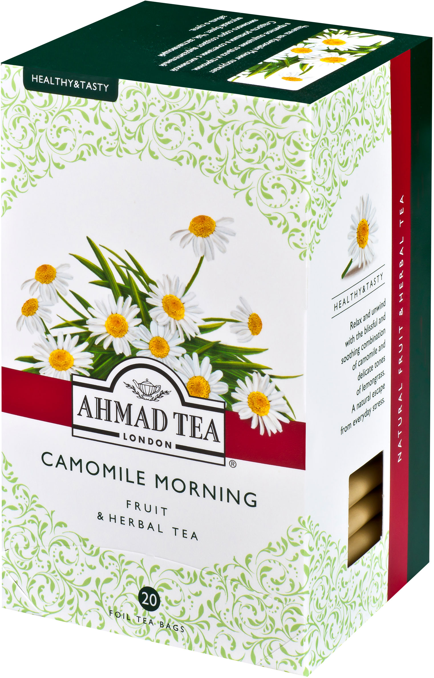 

Чай травяной Ahmad Tea с ромашкой и лимонным сорго 20пак