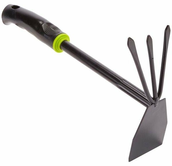 Разрыхлитель-мотыжка Garden Star 2 в 1 стальной, 32х18 см