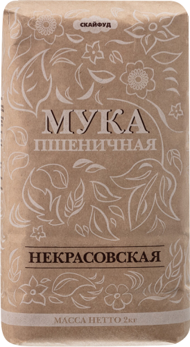 Мука Некрасовская пшеничная 1 сорт 2кг