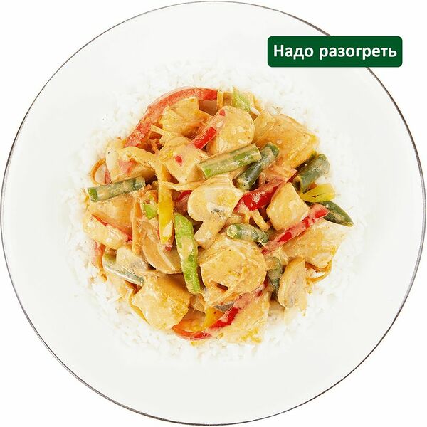 Курица Том-ям с рисом Шеф Перекрёсток, 250г