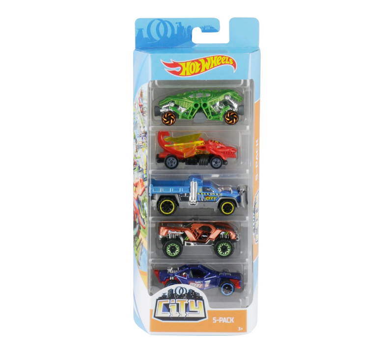 

Набор подарочный HOT WHEELS из пяти машинок, в ассортименте