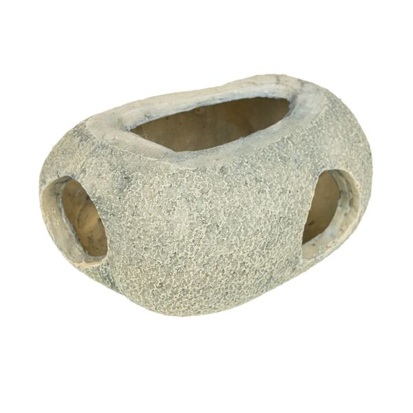 Камень-укрытие серый 11x8x6