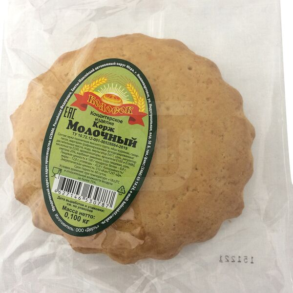 Корж Дерть молочный