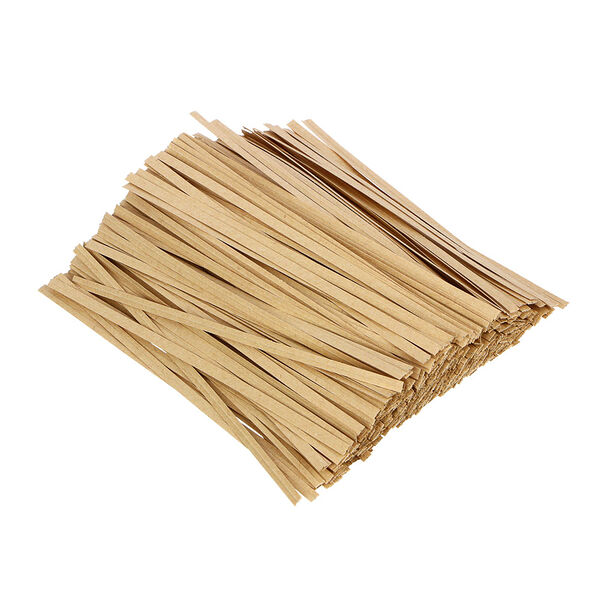 Набор садовых хомутов Inbloom 500 шт, 15 см, d0.37 мм, крафт-бумага, металл