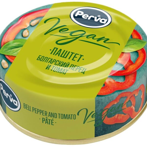 Паштет Perva c болгарским перцем и томатами 100г