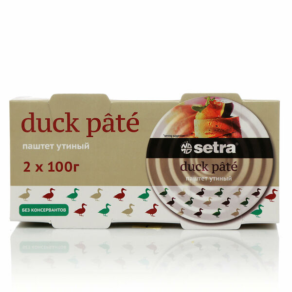 Паштет утиный ТМ Setra (Сетра), 2*100г