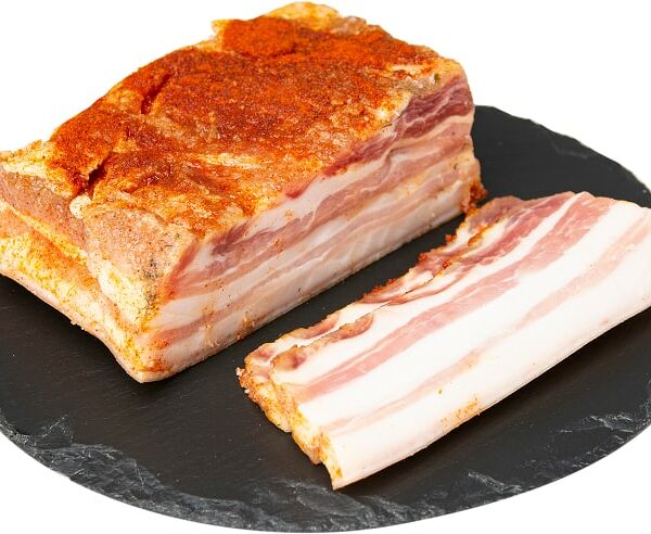 Грудинка соленая острая 0.2-0.4кг