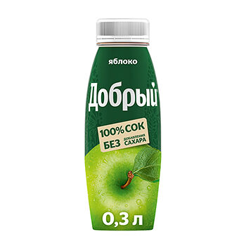 Сок Добрый Яблоко, 300 мл