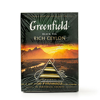 Чай черный Greenfield цейлонский 20шт х 2 г, Россия