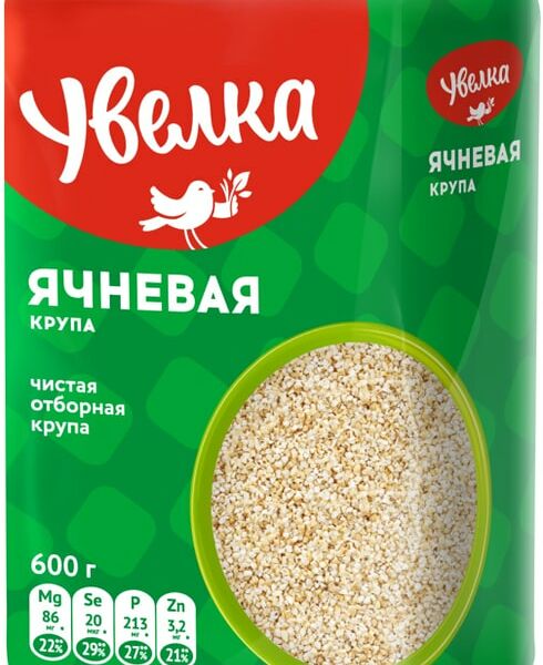 Крупа Увелка Ячневая отборная 600г