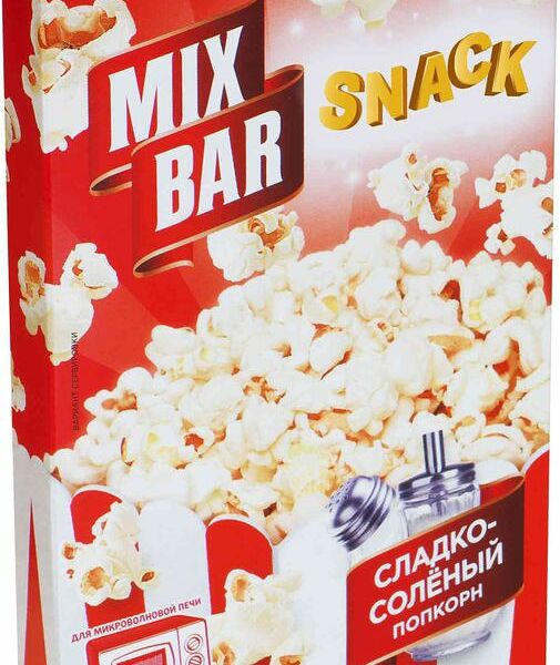 Попкорн Party Mixbar сладко-солёный, 85г