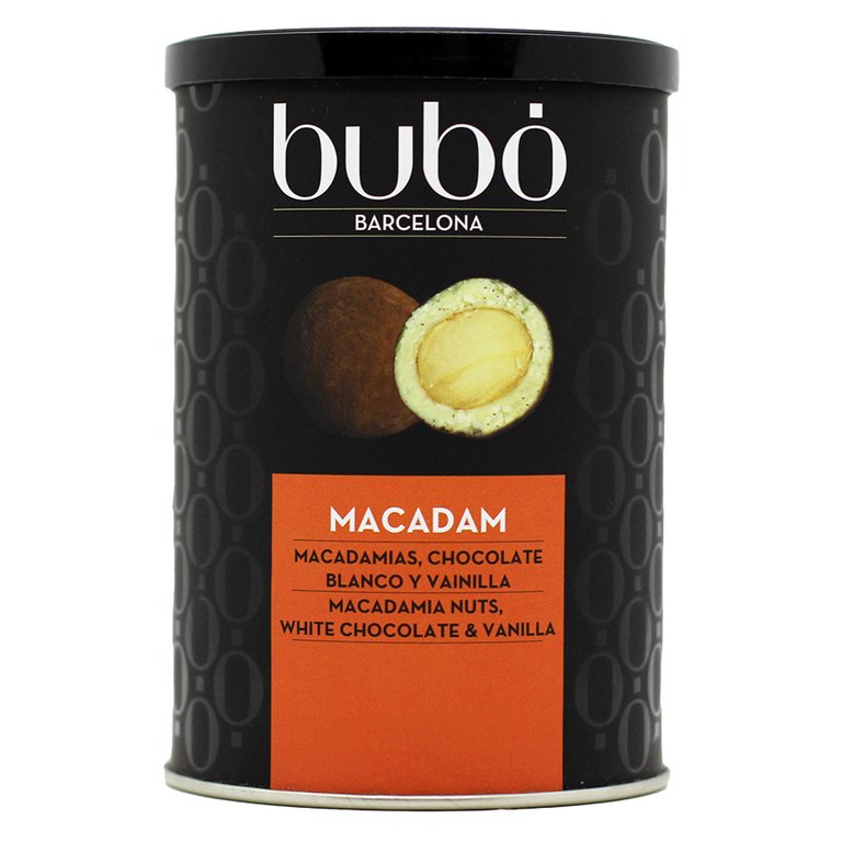 Орех макадамия Bubo в белом шоколаде и какао пудре 190г Испания