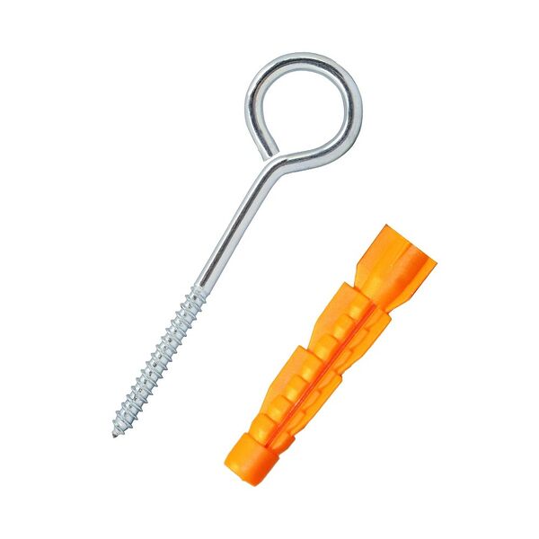 Шуруп-кольцо с дюбелем TECH-KREP, 6х60 мм, 10х61 мм, 2 шт