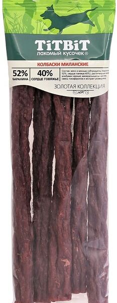 Лакомство для собак TiTBiT Колбаски миланские 75г