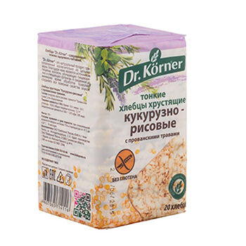 Хлебцы Dr. Korner кукурузно-рисовые с прованскими травами