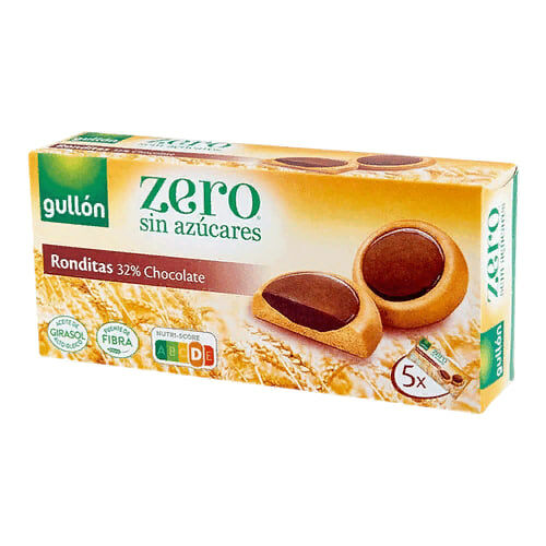 Тарталетки Gullon с горьким шоколадом без сахара