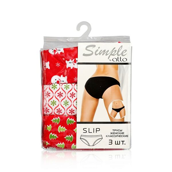 Женские трусы Atto TK-2, S, 3 шт
