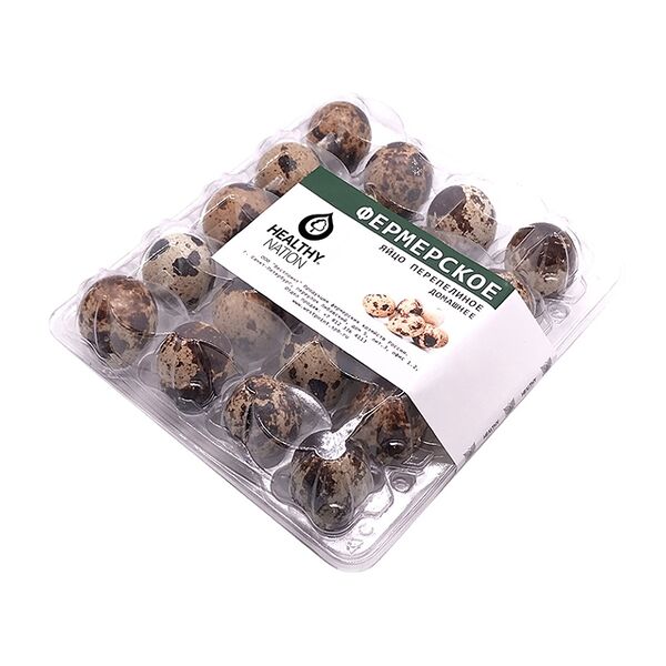 Яйцо перепелиное Healthy Nation Фермерское 20 шт, Россия