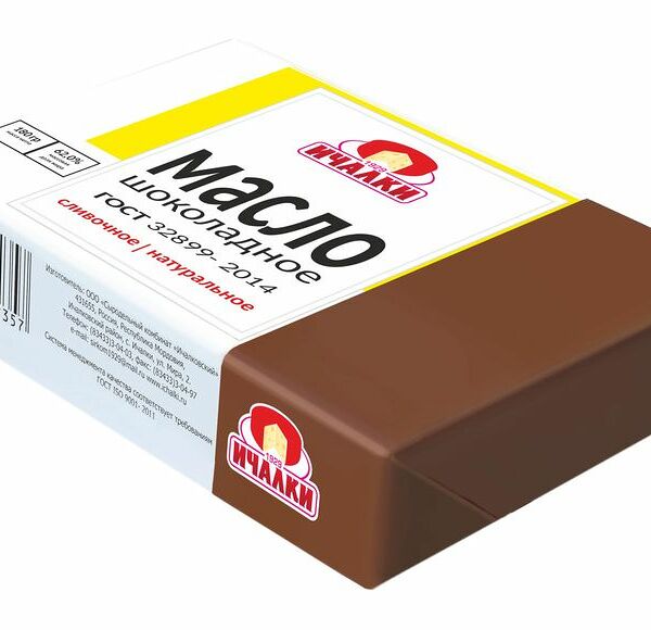 Масло шоколадное Ичалки 62%, 180г