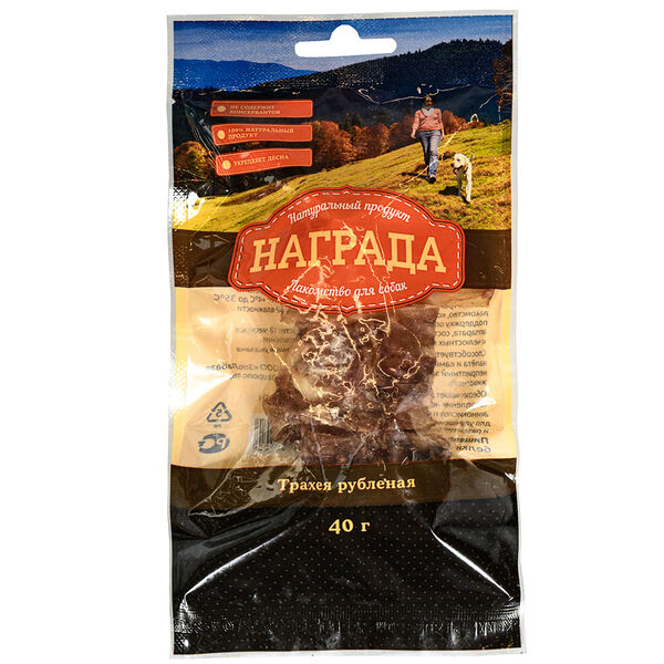 Лакомство для собак трахея рубленая