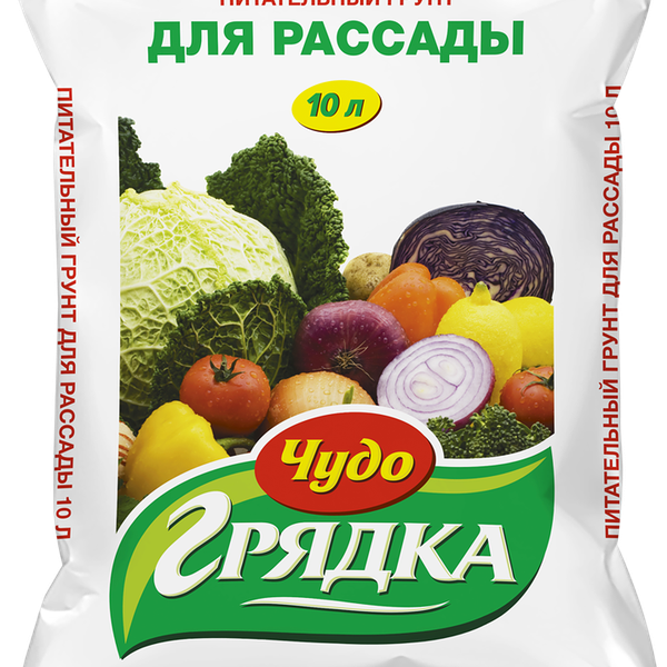 Грунт для выращивания рассады СЕЛИГЕР-АГРО Чудо-грядка, 10 л