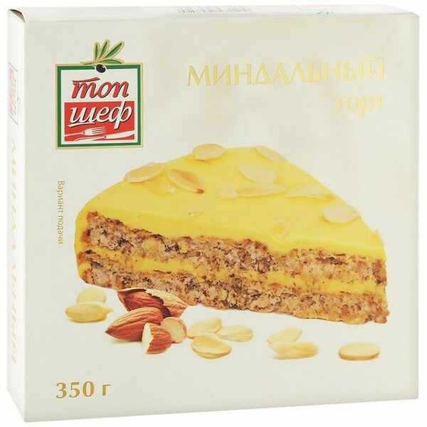 Торт Топ Шеф Миндальный 350 г