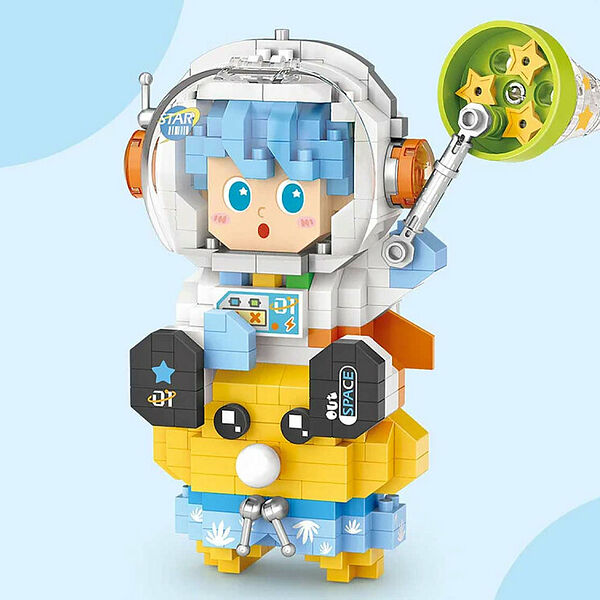 Конструктор LOZ 8827_MK Конструктор Мальчик-астронавт 2.0