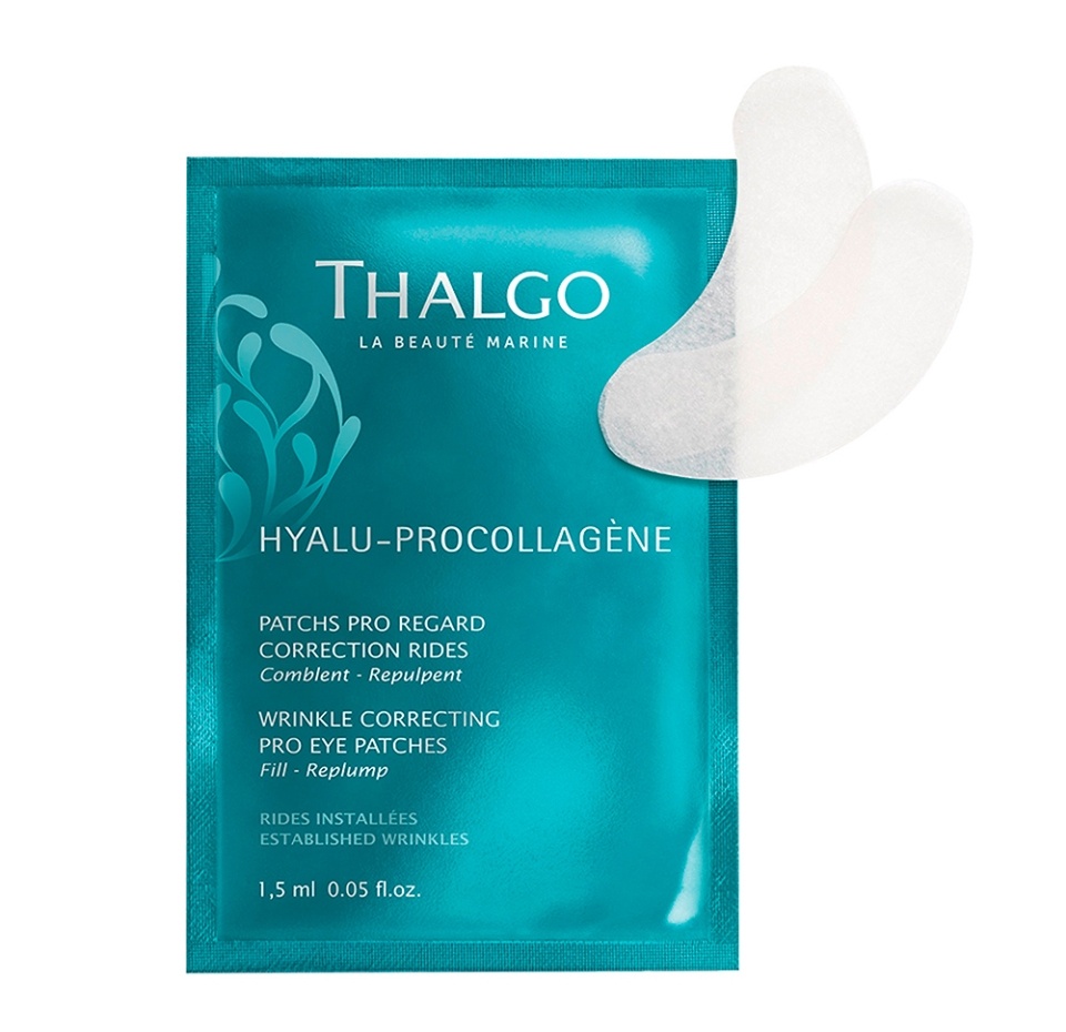 

Маска-патч для кожи вокруг глаз Thalgo Hyalu-Procollagen разглаживающая морщины 1.5 мл 8 шт